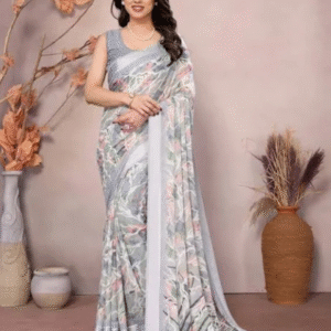 Printed Bollywood Chiffon Saree